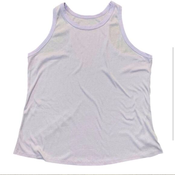 DANSKIN Ribbed Tank Top Women’s Medium Lavender. - Picture 2 of 10